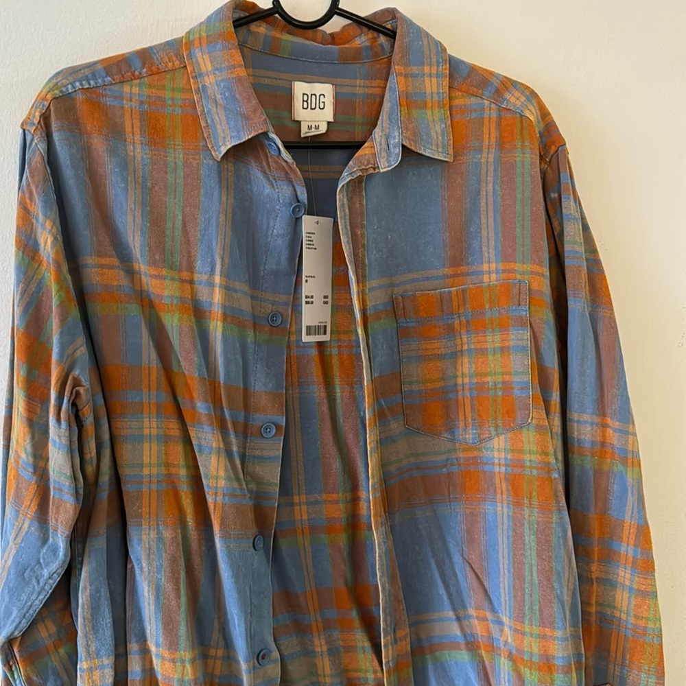 UO BDG NWT flannel size M
